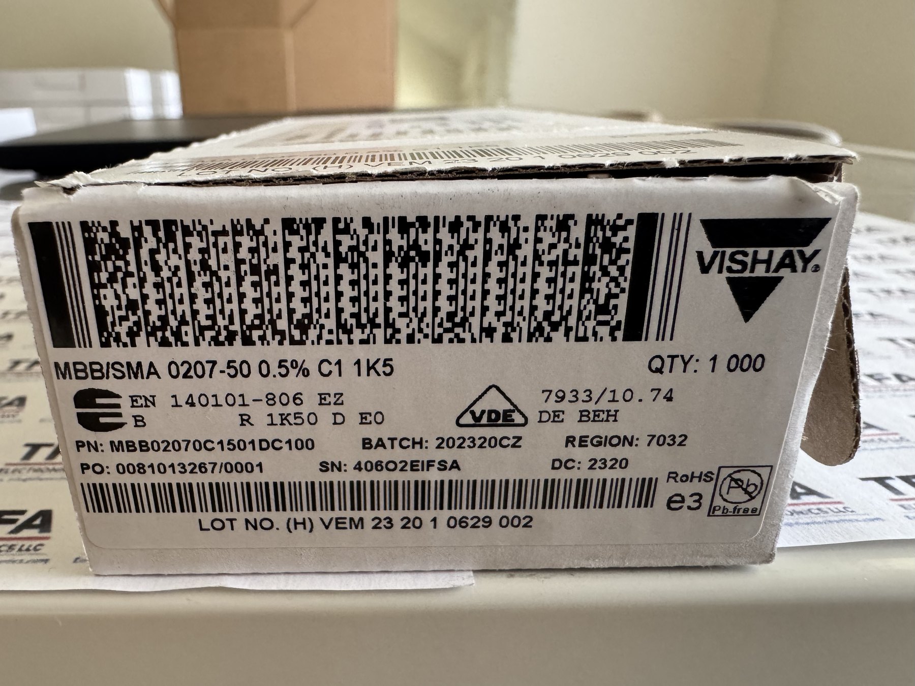 RESISTOR ALUMINUM HOUSE AND POWER MIX product photo 340