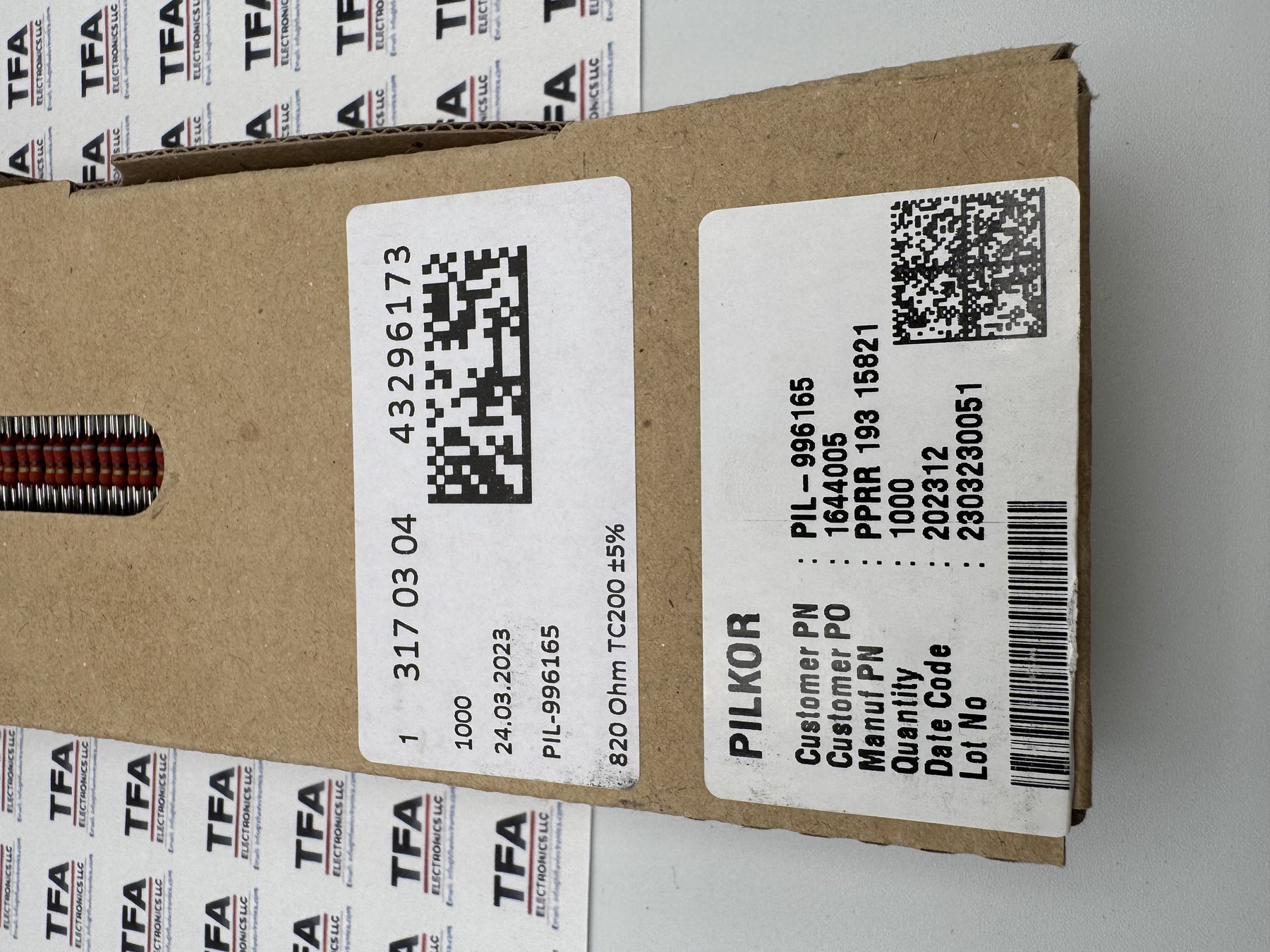 RESISTOR ALUMINUM HOUSE AND POWER MIX product photo 437