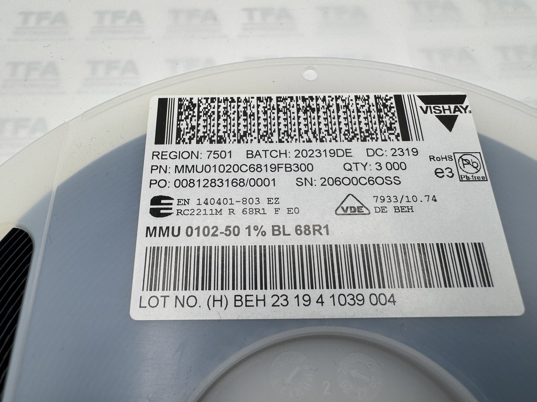 RESISTOR ALUMINUM HOUSE AND POWER MIX product photo 488