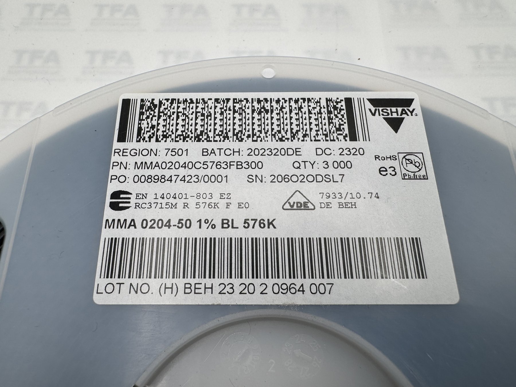 RESISTOR ALUMINUM HOUSE AND POWER MIX product photo 578