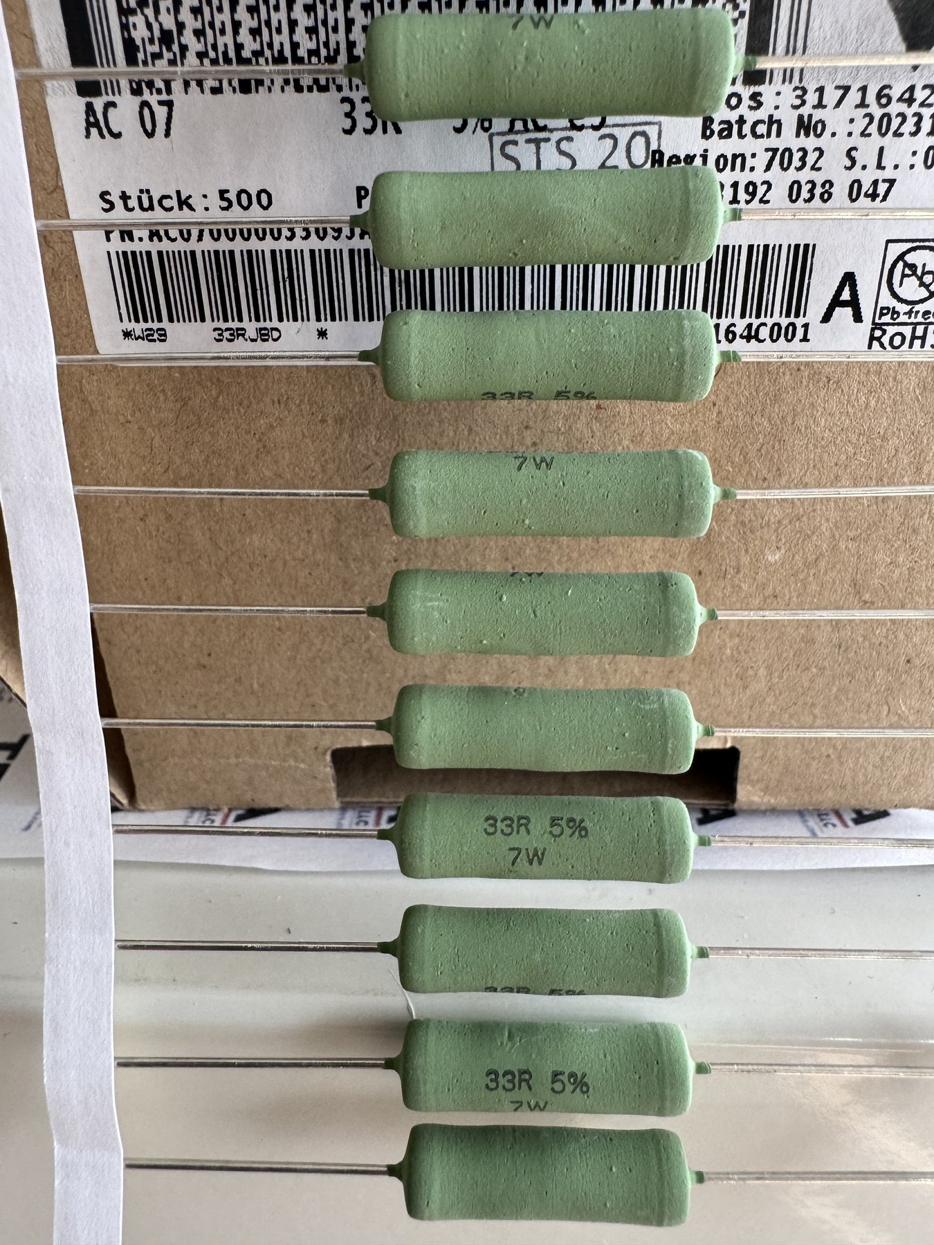 RESISTOR ALUMINUM HOUSE AND POWER MIX product photo 627