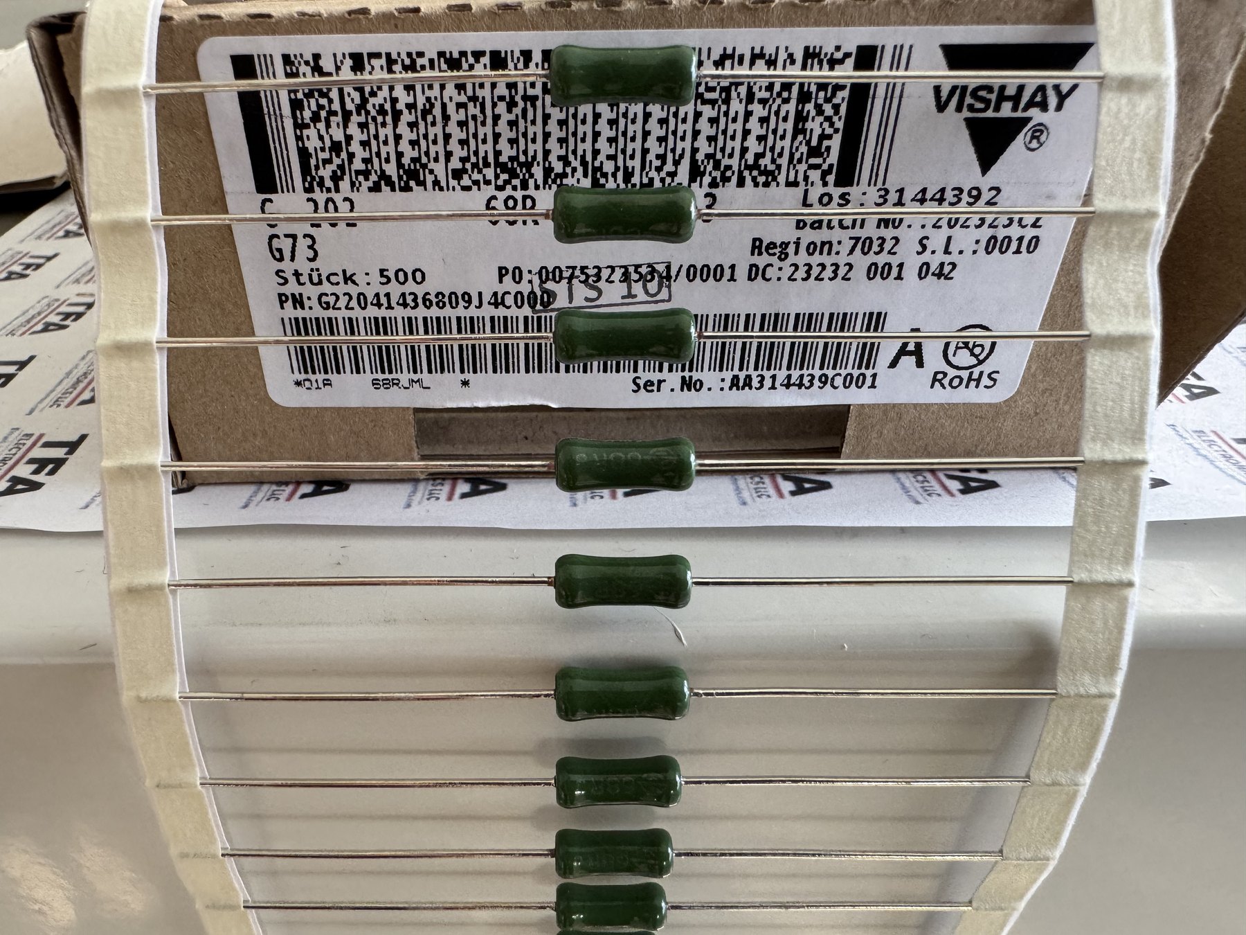RESISTOR ALUMINUM HOUSE AND POWER MIX product photo 639