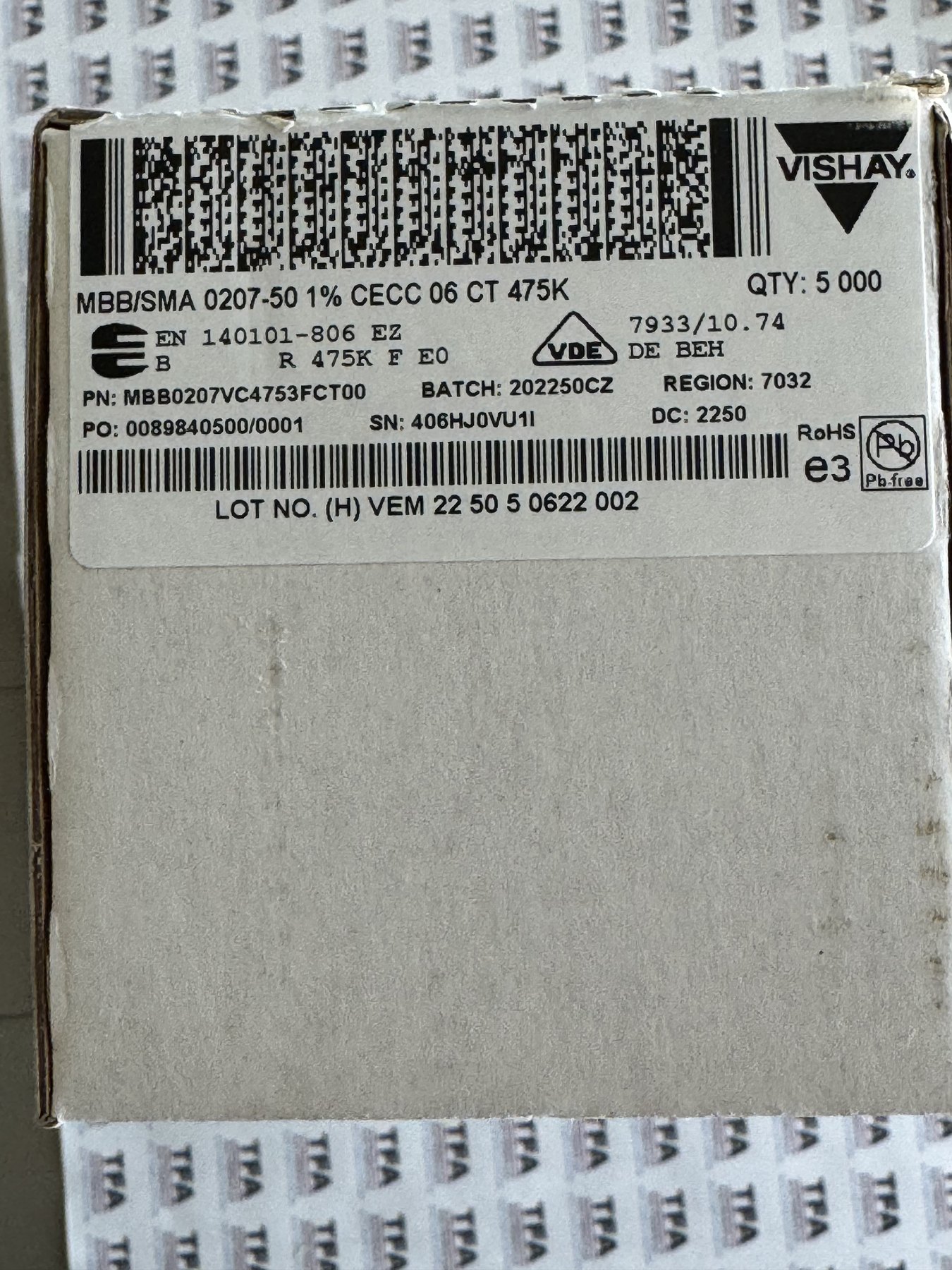 RESISTOR ALUMINUM HOUSE AND POWER MIX product photo 688