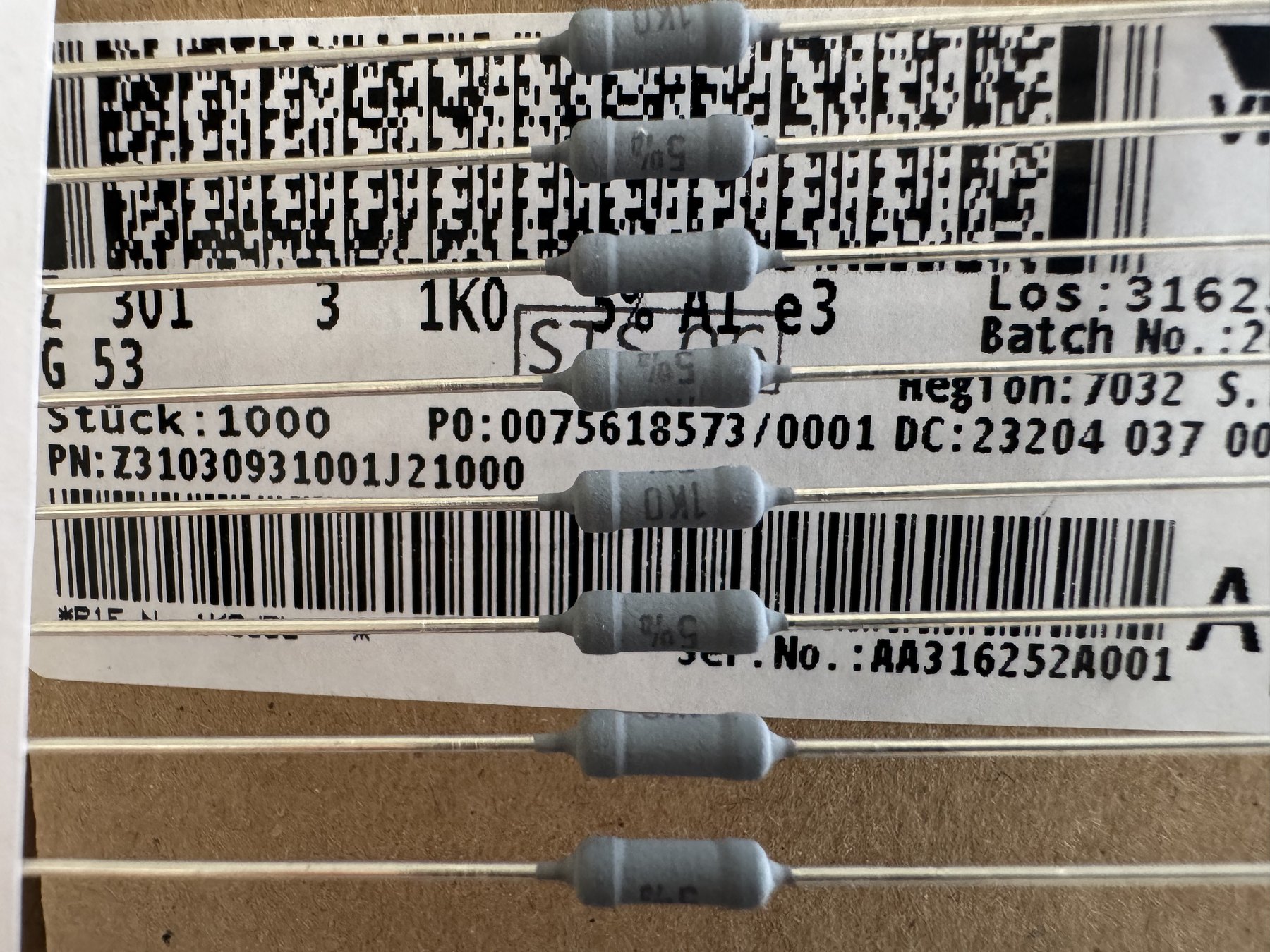 RESISTOR ALUMINUM HOUSE AND POWER MIX product photo 747