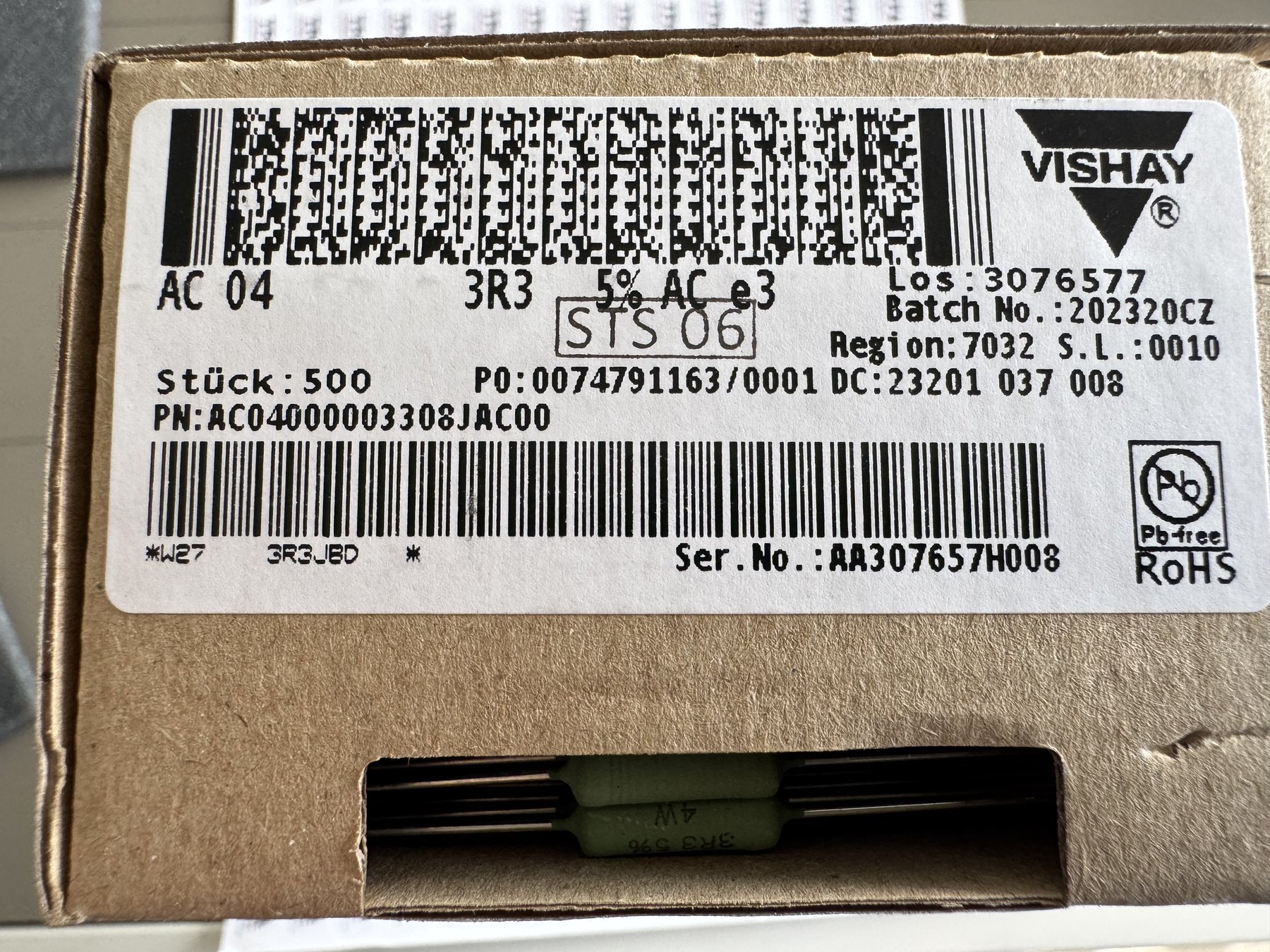 RESISTOR ALUMINUM HOUSE AND POWER MIX product photo 759