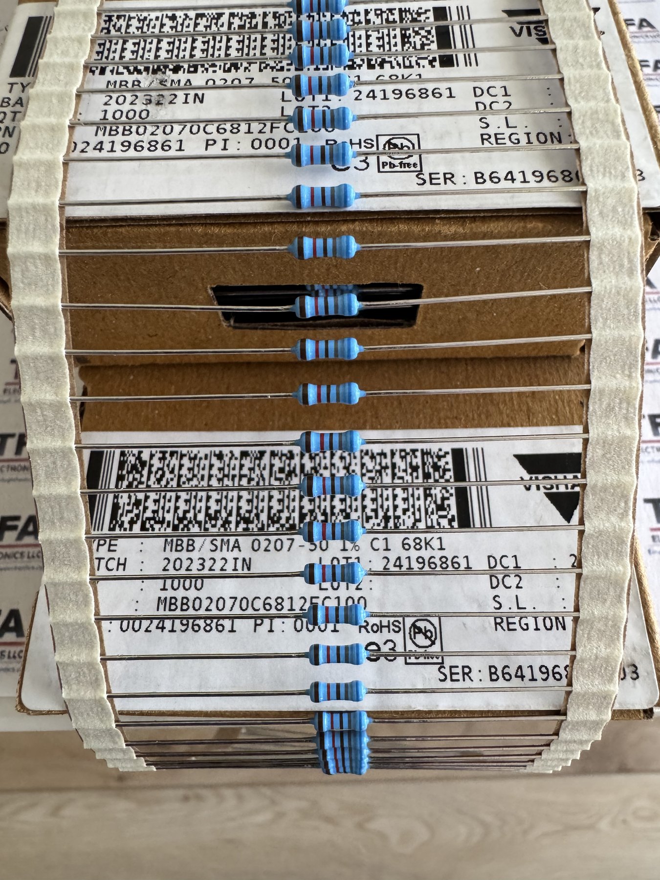 RESISTOR ALUMINUM HOUSE AND POWER MIX product photo 907