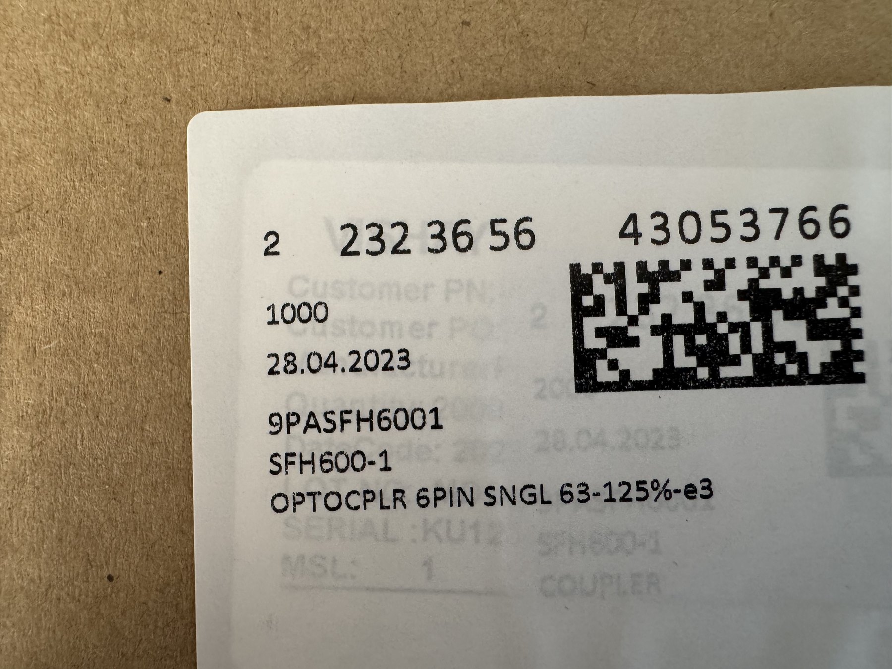 SFH600-1 product photo 1