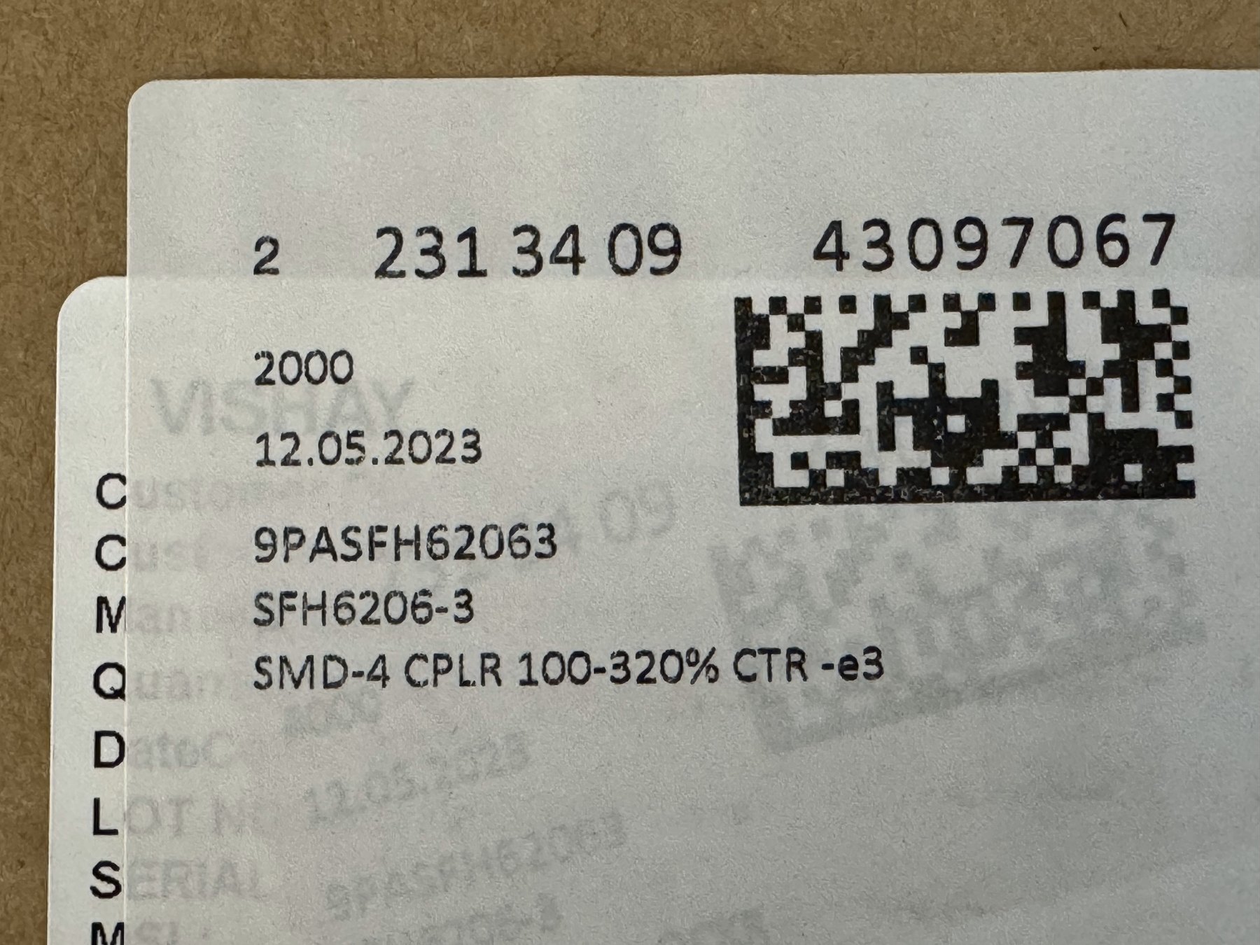 SFH6206-3 product photo 1