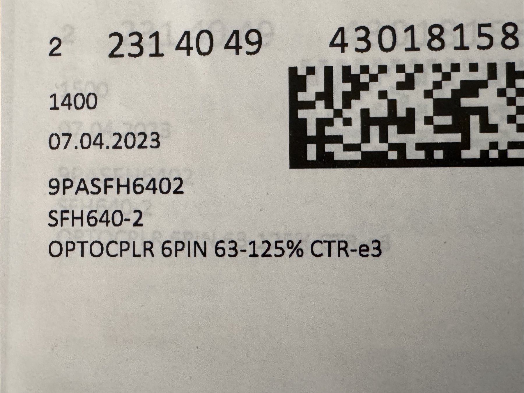 SFH640-2 product photo 1