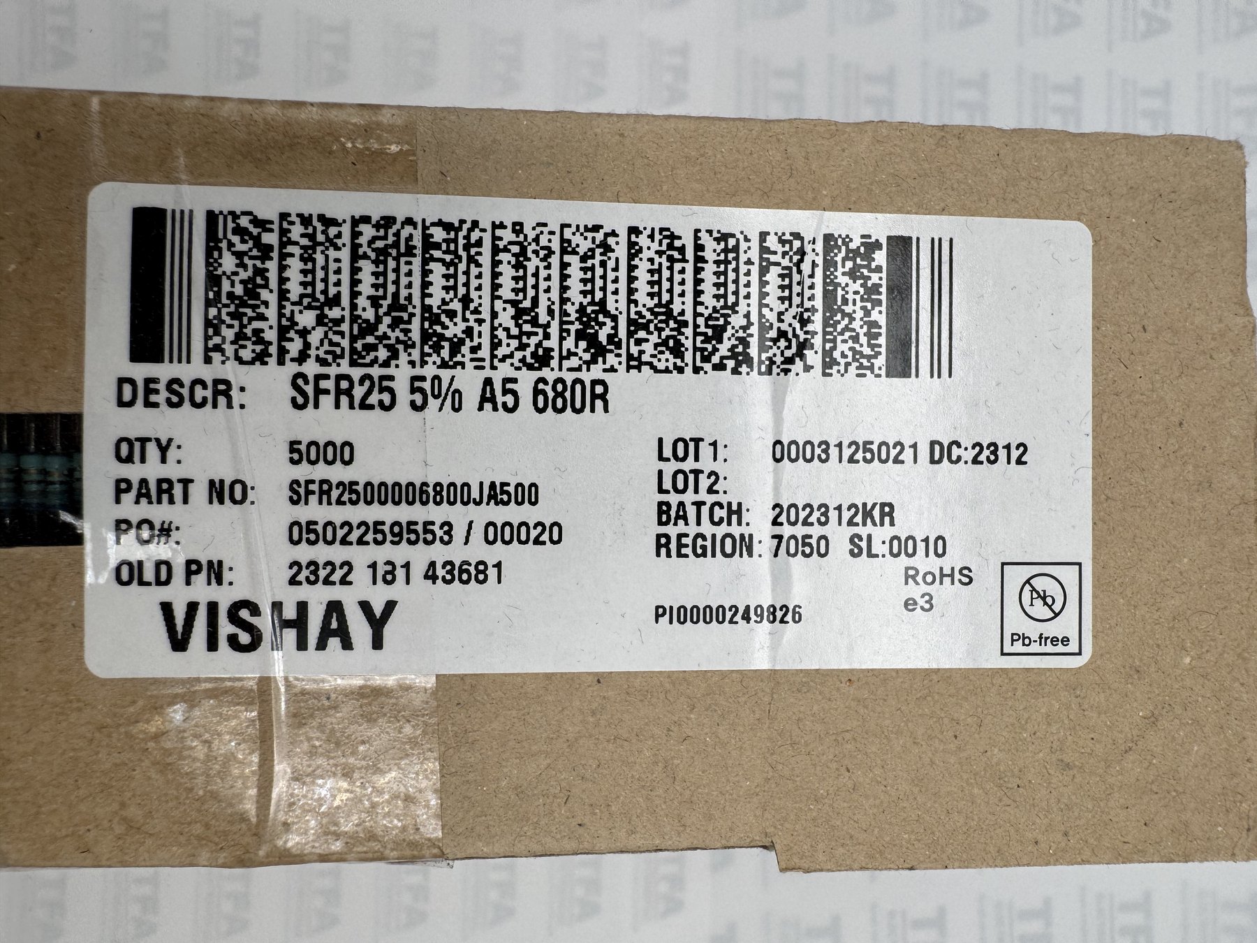 SFR2500006800JA500 product photo 3