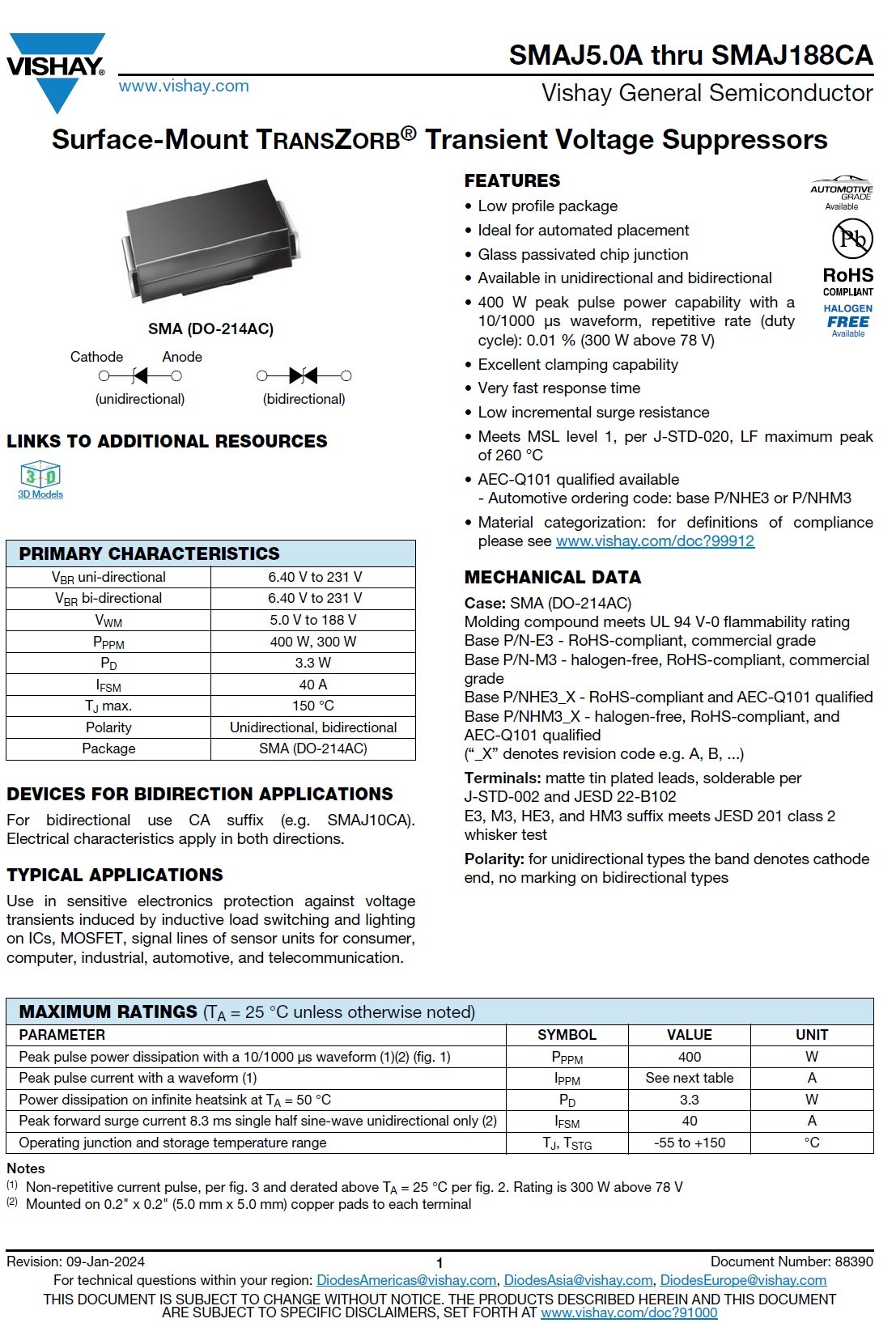 SMAJ11CA-E3-61 product photo 6