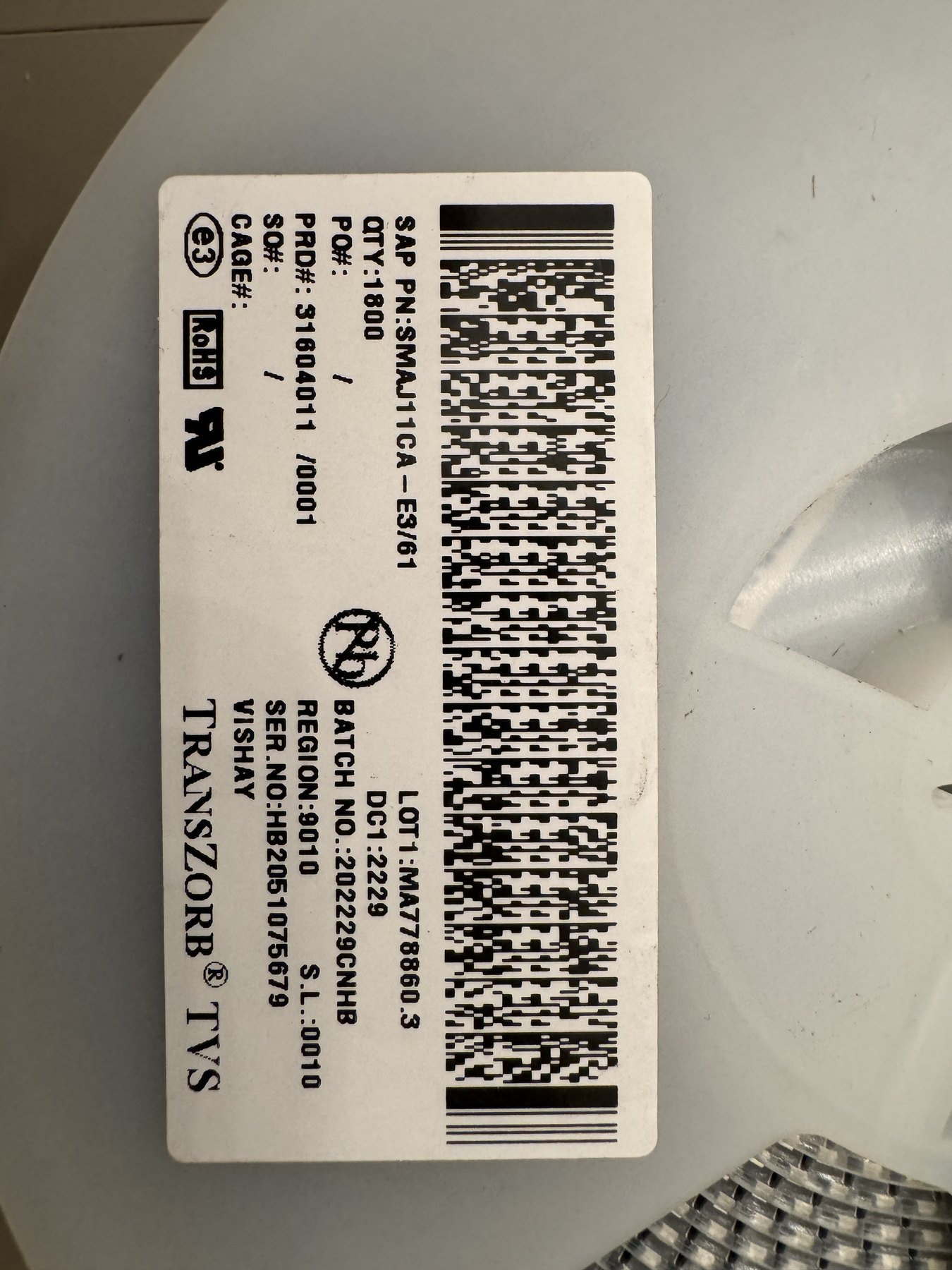 SMAJ11CA-E3-61 product photo 9