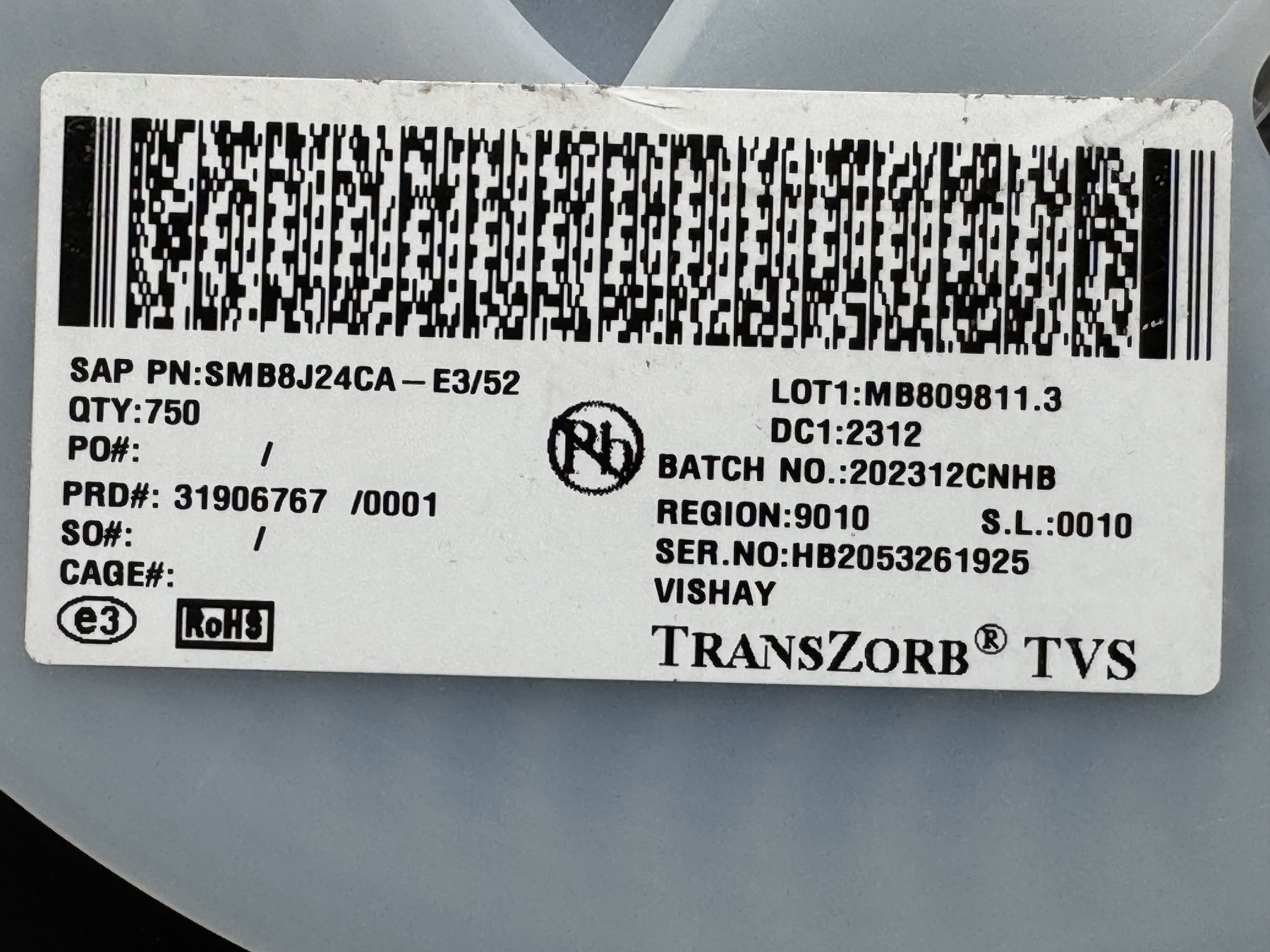 SMBJ8J24CA-E3/52 product photo 4