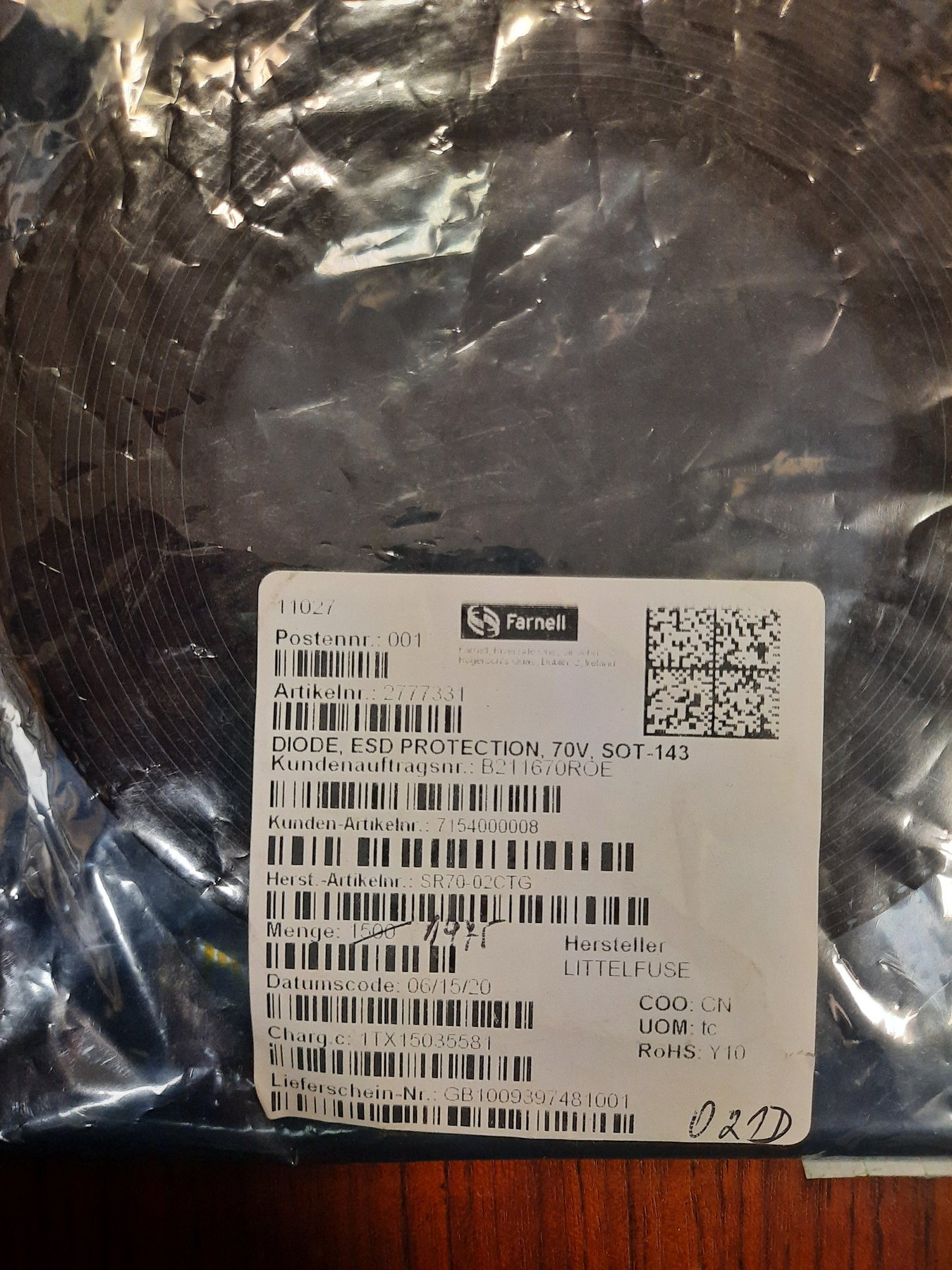 SR70-02CTG product photo 1