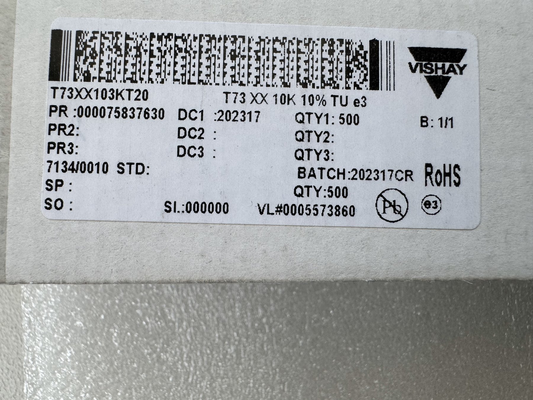 T73XX103KT20 product photo 1