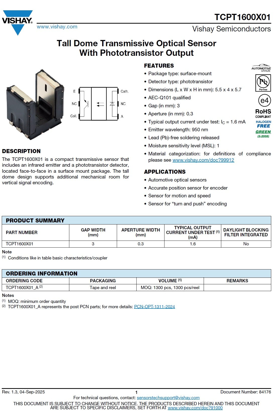 TCPT1600X01 product photo 9