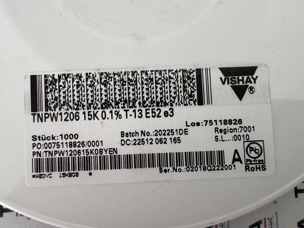 TNPW120615K0BYEN product photo 2