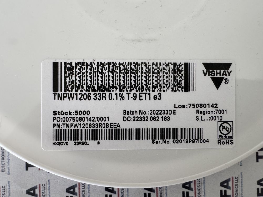 TNPW120633R0BEEA product photo 2